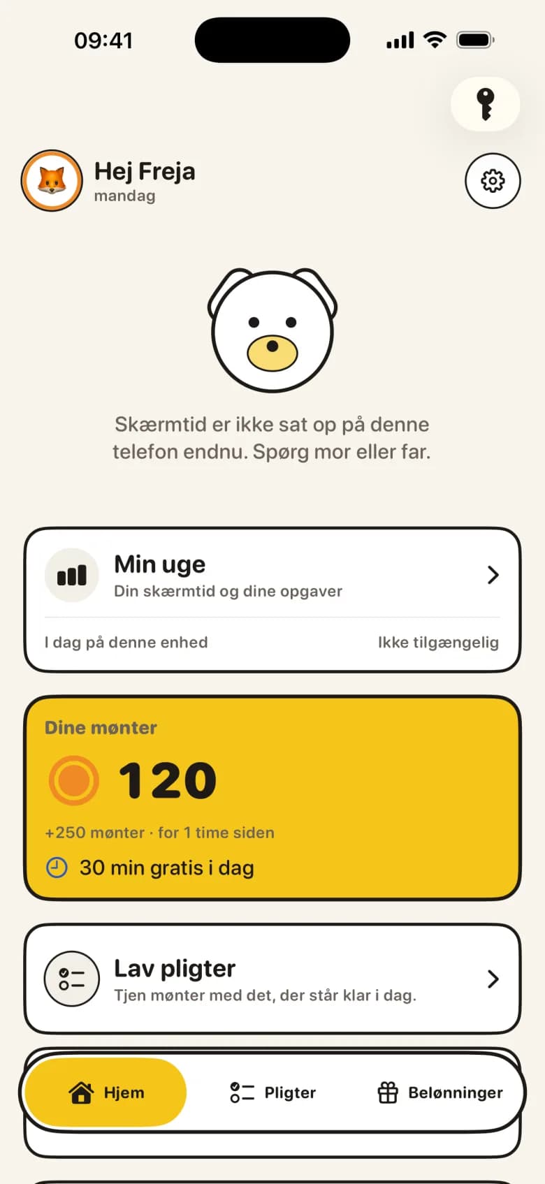 Daglige frie minutter, og en måde at bede om mere.