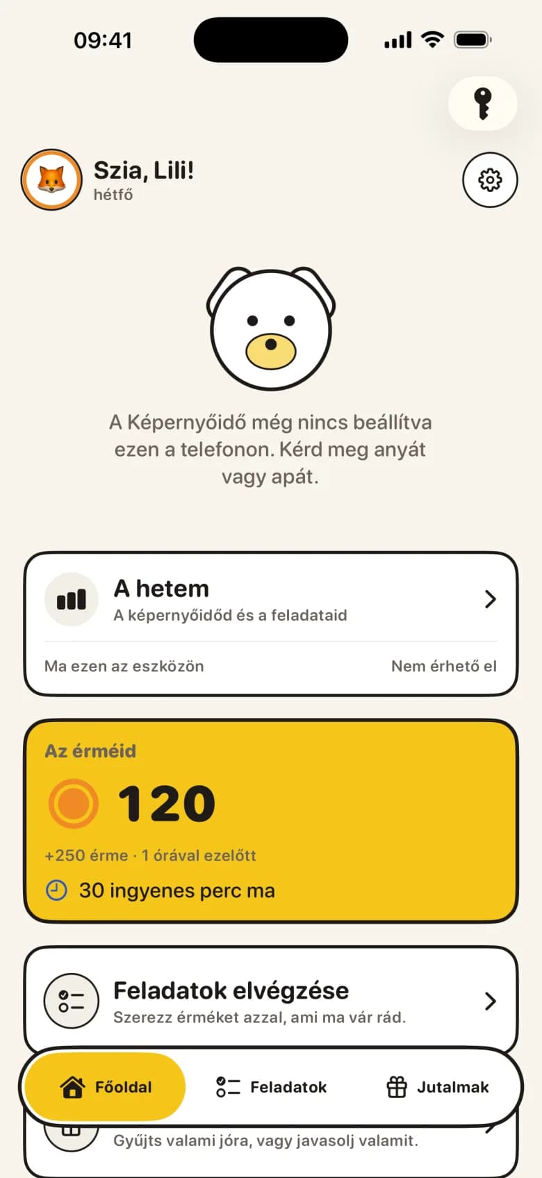 Napi szabad percek, és kérés az extra időre.