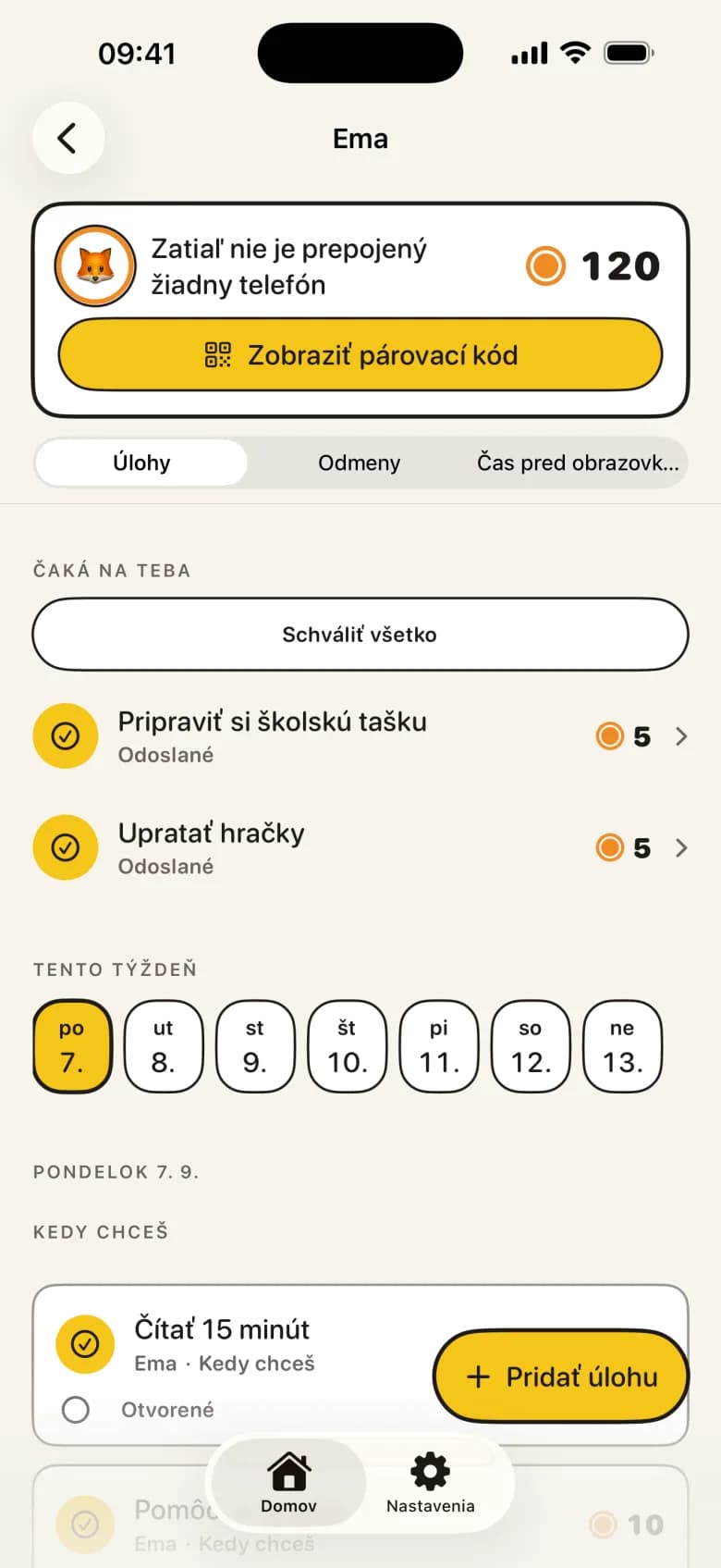 Postavené na Čas pri obrazovke od Apple. Bez profilu a VPN.